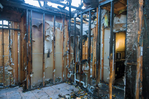 Professional Fire Damage Assessment technician working in Carolina Beach, NC